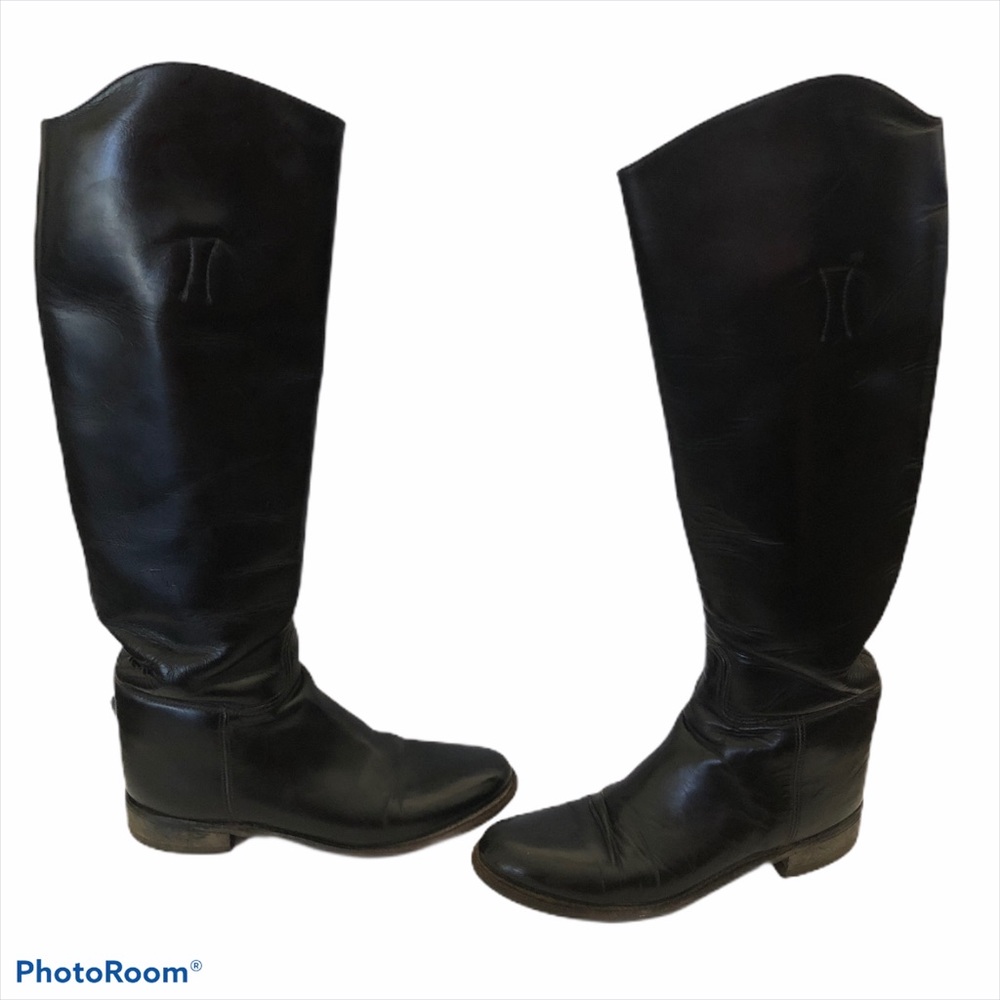 Biltrite Black Leather Riding/ Motorcycle Boots